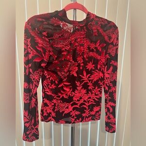 COPY - Red Velvet Long Sleeve Top